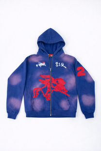 Hoodie Azul “TRACK STAR“