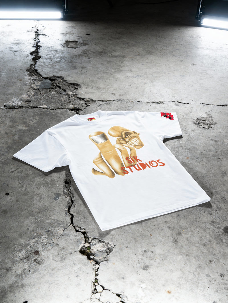 T-Shirt Blanca“FUCK U” Hover