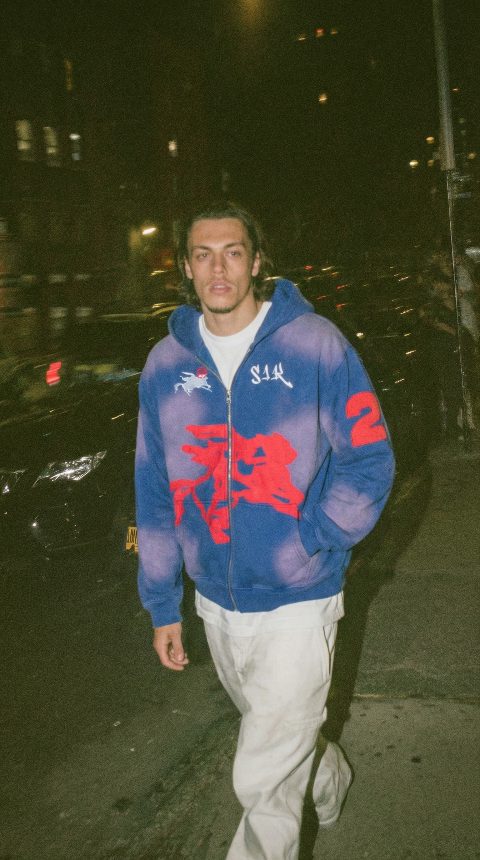 Hoodie Azul “TRACK STAR“